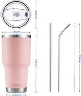 30 oz Sakura Stainless Steel Tumbler